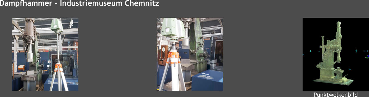 Dampfhammer - Industriemuseum Chemnitz Punktwolkenbild