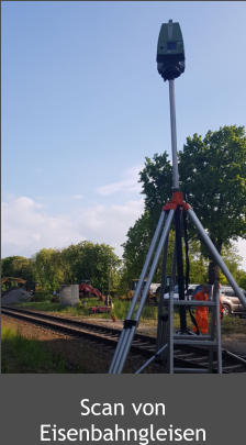Scan von Eisenbahngleisen